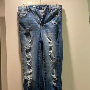 aero worn twice jeans
